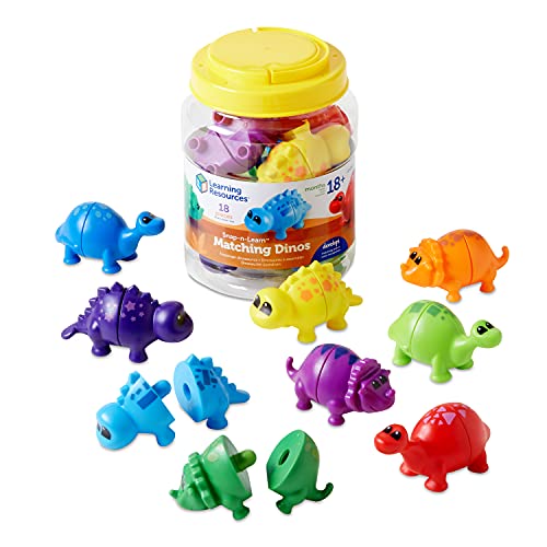 Learning Resources Snap-n-Learn Dino-Steckfiguren von Learning Resources