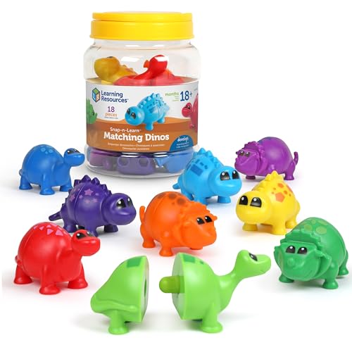 Learning Resources Snap-n-Learn Dino-Steckfiguren von Learning Resources