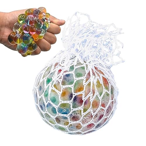 Regenbogen Stressabbau Ball, Bunte Quetschball, Regenbogen Knetball Quetschball, Bunte Anti Stress Squeeze Traubenbälle Für Kinder Und Erwachsene, Lindern Sie Spannungen, Ängste von Lecerrot