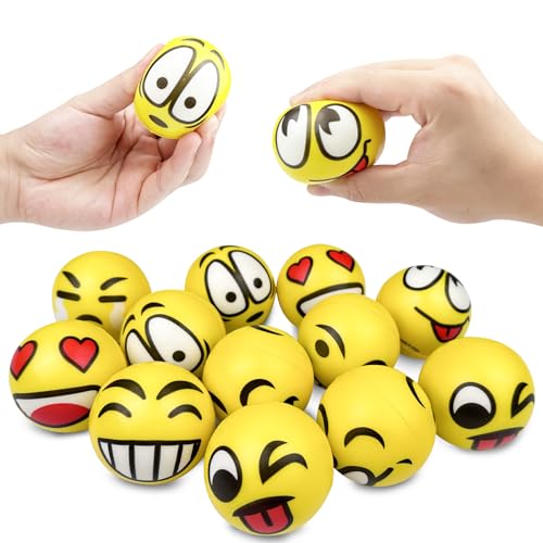 Lectorias Stressball Polyurethan, Anti Stress Bälle Spielzeug Geschenke, Antistress Spielzeug für Erwachsene Kleine Kinder Knautschball, Antistressball Stressbälle, Quetschball Squeeze Ball von Lectorias