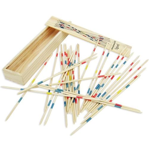 Leddy Living Shangai Mikado Spiel aus Holz, 31-teiliges Set mit 18 cm Spieße für Kinder und Erwachsene, klassischer Lerntisch in tragbarer Tasche, Geschenkidee für Familie und Reisen Leddy Living Shangai Mikado Spiel aus Holz, 31-teiliges Set mit 18 cm Spieße für Kinder und Erwachsene, klassischer Lerntisch in tragbarer Tasche, Geschenkidee für Familie und Reisen von Leddy Living