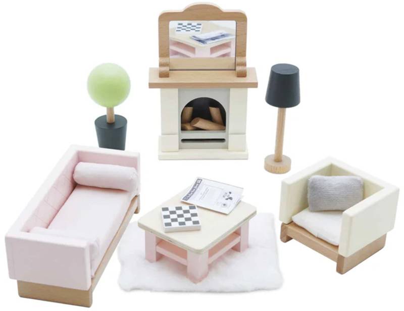 Le Toy Van Wohnzimmer Puppenhausmöbel 19 Teile von Lee  Van