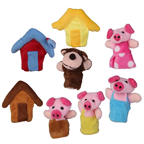 LeeQinersw 2 Sets Fingerpuppen Stoffpuppe Tierfigur Lernspielzeug Kinder Geschenk aus Samt für Frühkindliche Entwicklung Vorschulkinder Familie LeeQinersw 2 Sets Fingerpuppen Stoffpuppe Tierfigur Lernspielzeug Kinder Geschenk aus Samt für Frühkindliche Entwicklung Vorschulkinder Familie von LeeQinersw
