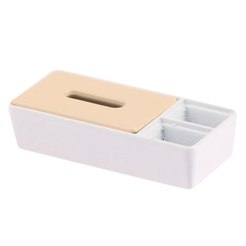 LeeQinersw Dekorative Miniatur Tissuebox Aus Metall für Puppenhäuser 1 12 Maßstab mit Funktionalem Stauraum für Puppenhausdekoration Modellbau, Weiß LeeQinersw Dekorative Miniatur Tissuebox Aus Metall für Puppenhäuser 1 12 Maßstab mit Funktionalem Stauraum für Puppenhausdekoration Modellbau, Weiß von LeeQinersw