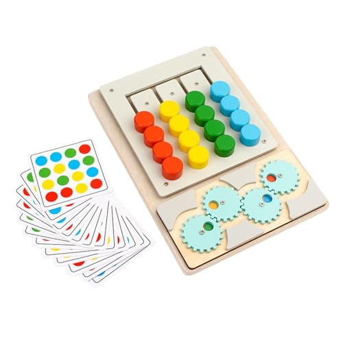LeeQinersw Holz Farben Matching Puzzle Spielzeug, Lernspielzeug für Geburtstagsgeschenk, Jungen Und Mädchen LeeQinersw Holz Farben Matching Puzzle Spielzeug, Lernspielzeug für Geburtstagsgeschenk, Jungen Und Mädchen von LeeQinersw