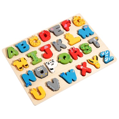 LeeQinersw Holz Tier Alphabet Puzzle Sortierung Blöcke Bord Aufklärung Bausteine LeeQinersw Holz Tier Alphabet Puzzle Sortierung Blöcke Bord Aufklärung Bausteine von LeeQinersw