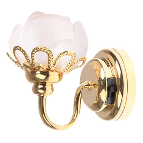 LeeQinersw Led Miniatur Wandleuchte für Puppenhaus Moderne Metall Lampe Dekorative Wandbeleuchtung für Puppenhäuser Spielzeug, Style D LeeQinersw Led Miniatur Wandleuchte für Puppenhaus Moderne Metall Lampe Dekorative Wandbeleuchtung für Puppenhäuser Spielzeug, Style D von LeeQinersw
