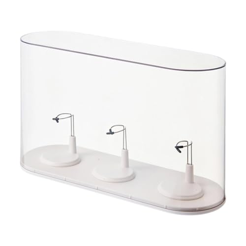 LeeQinersw Puppen Vitrine Schutzhülle Staubschutzbox Sammelbox Figuren Schaukasten Transparent mit Stabilem Standfuß Zur Ausstellung von Sammlungen Und Als Gesc, Milchig Weiß LeeQinersw Puppen Vitrine Schutzhülle Staubschutzbox Sammelbox Figuren Schaukasten Transparent mit Stabilem Standfuß Zur Ausstellung von Sammlungen Und Als Gesc, Milchig Weiß von LeeQinersw