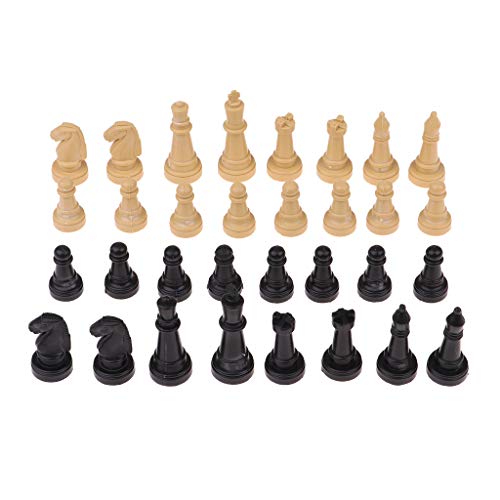 Leeadwaey 32 Stück/Los 5,1 cm Kunststoff Schachfiguren nur Brettspiel Checker Pawn Zubehör von Leeadwaey