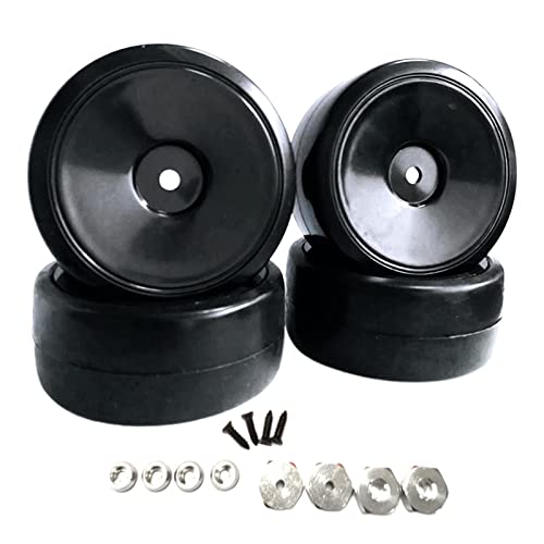 Leeadwaey 4 Stück Drift Gummireifen mit Radnaben für WPL D12 RC Trucks Nr. 3 Leeadwaey 4 Stück Drift Gummireifen mit Radnaben für WPL D12 RC Trucks Nr. 3 von Leeadwaey