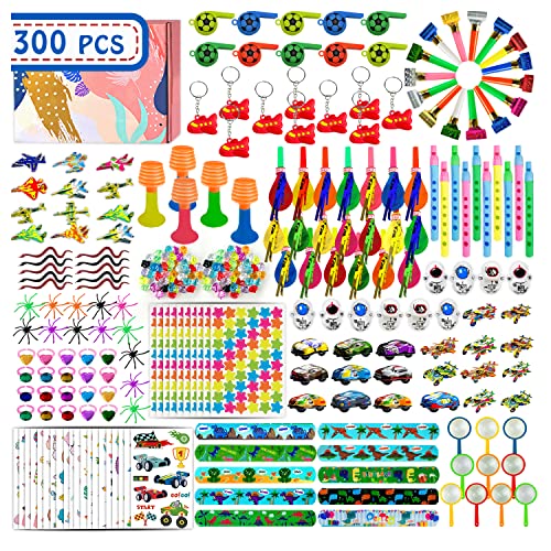 Leesgel Kindergeburtstag Mitgebsel, 300PCS Mitgebsel Kleinspielzeug Set, Kindergeburtstag Gastgeschenke Mädchen Jungen, Schülerbelohnung Spielzeug Kleine Geschenk für Kinder Spiele von Leesgel