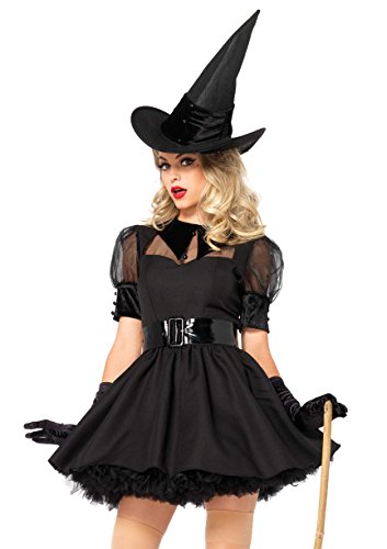 LEG AVENUE 85238 - "Bewitching Witch" Kostüm für Erwachsene, Größe S, schwarz von LEG AVENUE