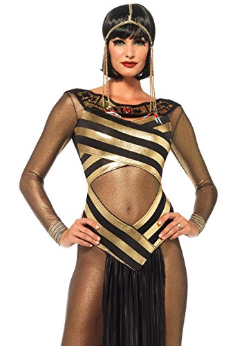 LEG AVENUE 85512 - Goddess Isis Damen kostüm, Größe M (Schwarzes Gold) von LEG AVENUE