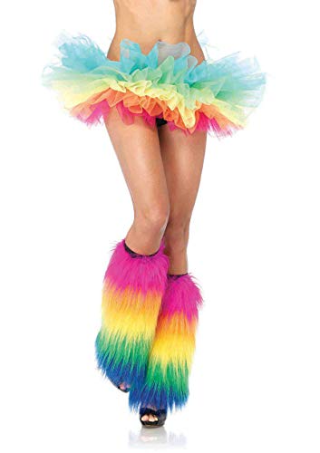 LegAvenue Furry Rainbow Legwarmers multicolor von LEG AVENUE