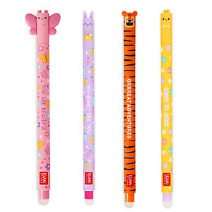 Legami Erasable Gel Pen Hoppy Easter + Butterfly + Tiger Set von Legami