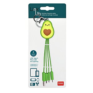 Legami Mehrfach-Ladekabel MULTI CABLE Avocado von Legami