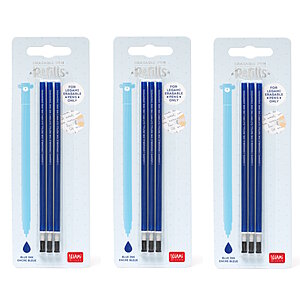 Legami Refill Nachfüllpack 9 Stück blau ( 3x3 ) von Legami