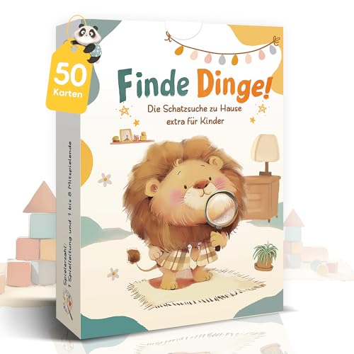 50 Entdeckerkarten für Kinder – Indoor-Suchspiel und Zuhause entdecken – Finde-es Lernspiel bei schlechtem Wetter – Fördert Beobachtungsgabe, Sprache & logisches Denken – Geschenk für Mädchen & Jungen 50 Entdeckerkarten für Kinder – Indoor-Suchspiel und Zuhause entdecken – Finde-es Lernspiel bei schlechtem Wetter – Fördert Beobachtungsgabe, Sprache & logisches Denken – Geschenk für Mädchen & Jungen von Legezon