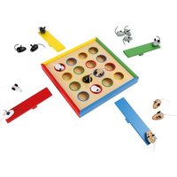 Small foot 7959 - Hüpfmäuse, Holz, Geschicklichkeitsspiel, Familienspiel von Legler