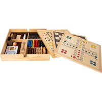 Small foot 11753 - Spielesammlung, 20 Klassiker in Holzkiste von Legler