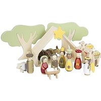 Small foot 12356 - Spielset Weihnachtskrippe, Holz von Legler