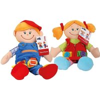 Small foot 5576 - Stoffpuppen Chiara & Massimo, 2er Set, Stoffpuppen, Größe 39+37cm Small foot 5576 - Stoffpuppen Chiara & Massimo, 2er Set, Stoffpuppen, Größe 39+37cm von Legler