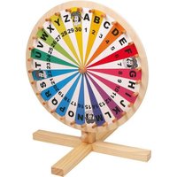 Small foot 6251 - Glücksrad für Lotteriespiele, Wortspiele-Zubehör, Holz, Höhe: 40 cm Small foot 6251 - Glücksrad für Lotteriespiele, Wortspiele-Zubehör, Holz, Höhe: 40 cm von Legler
