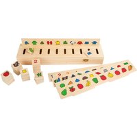 Small foot 6494 - Bildersortierbox, Holz, 55 Teile Small foot 6494 - Bildersortierbox, Holz, 55 Teile von Legler