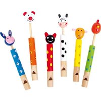 Small foot 7744 - Flöten Tiere aus Holz, 6er Set Small foot 7744 - Flöten Tiere aus Holz, 6er Set von Legler