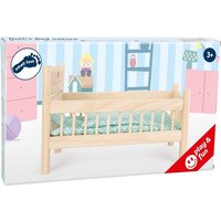 Small foot 9601 - Puppenbett mit Bettzeug, Holz natur, Länge 44cm Small foot 9601 - Puppenbett mit Bettzeug, Holz natur, Länge 44cm von Legler