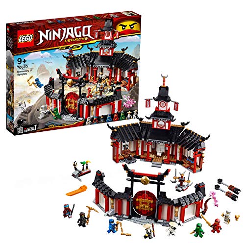 LEGO 70670 NINJAGO Kloster des Spinjitzu, Bauset mit Ninja Minifiguren für Sammler von LEGO