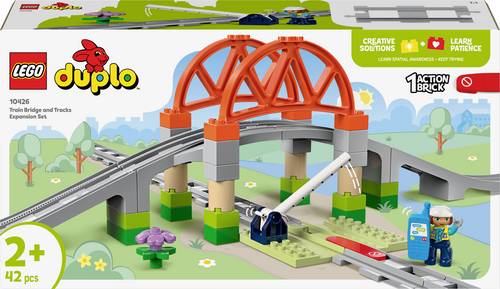 10426 LEGO® DUPLO® Eisenbahnbrücke und Schienen – Erweiterungsset von Lego