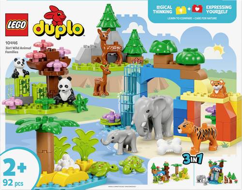 10446 LEGO® DUPLO® Wildtier-Familien 3-in-1-Set von Lego