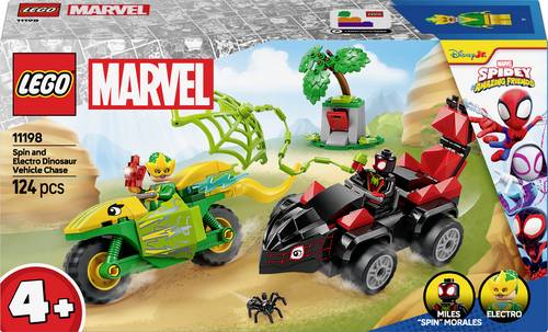 11198 LEGO® MARVEL SUPER HEROES Actionspaß mit Spin und Electro in ihren Dino-Flitzern von Lego