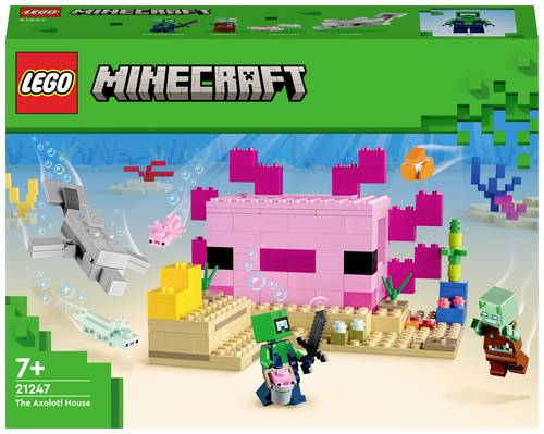 21247 LEGO® MINECRAFT Das Axolotl-Haus von Lego