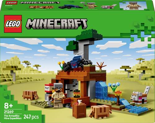 21269 LEGO® MINECRAFT Die Expedition zur Gürteltiermine von Lego