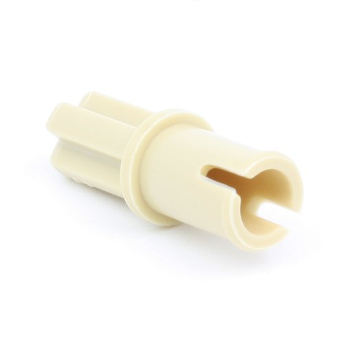 50 Stück LEGO TECHNIC "Achse mit Pin" in Beige. von LEGO