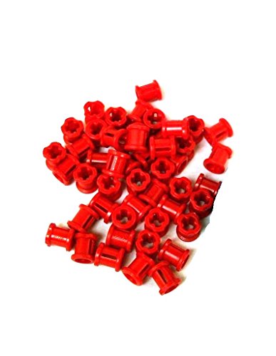 50 Stück LEGO TECHNIC "Stopper" in Rot. von LEGO