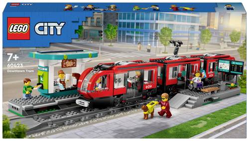 60423 LEGO® CITY Straßenbahn mit Haltestelle von Lego