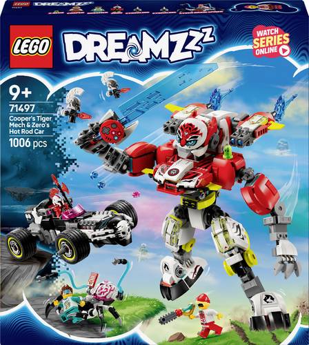 71497 LEGO® DREAMZZZ Coopers Tiger-Mech und Zero's Hot Rod Auto von Lego