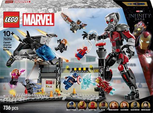 76314 LEGO® MARVEL SUPER HEROES Captain America: Civil War Actionduell von Lego