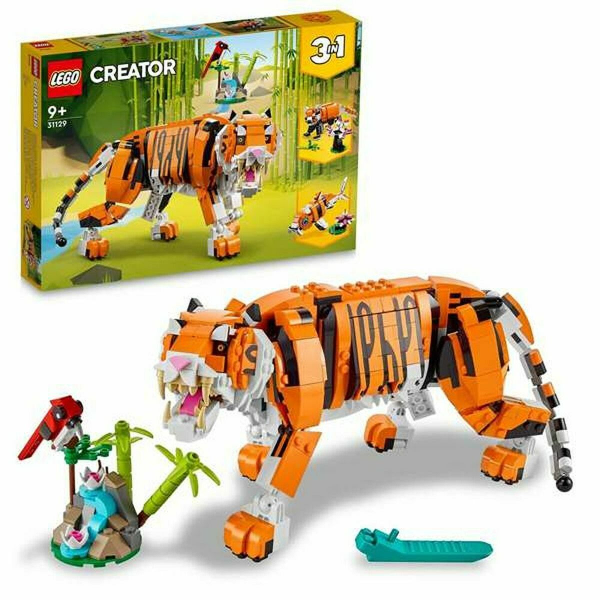 BAUSET SET LEGO 31129 Majestätischer Tiger 31129 Multicolour (1 Einheit) (755 PCs) von Lego