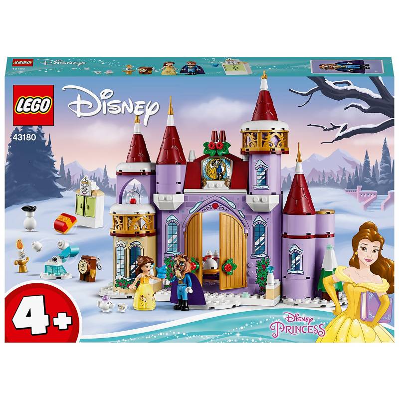 LEGO 43180 Disney Princess Belles winterliches Schloss, Die Schöne und das Biest, Spielzeug für Vorschulkinder ab 4 Jahren von Lego