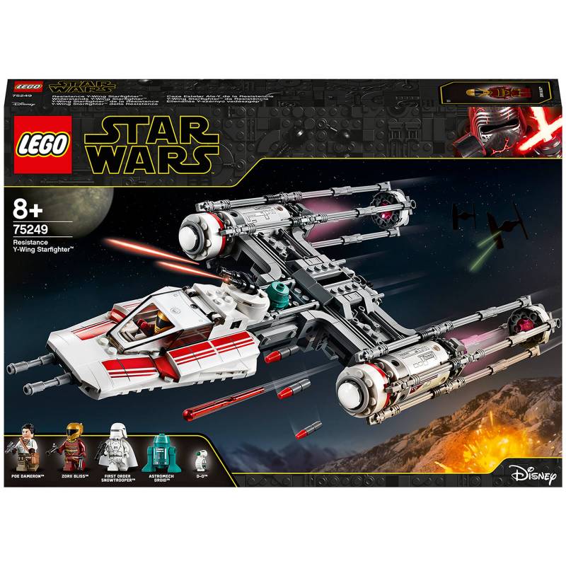 LEGO 75249 Star Wars Widerstands Y-Wing Starfighter Bauset, Der Aufstieg Skywalkers Kollektion von Lego