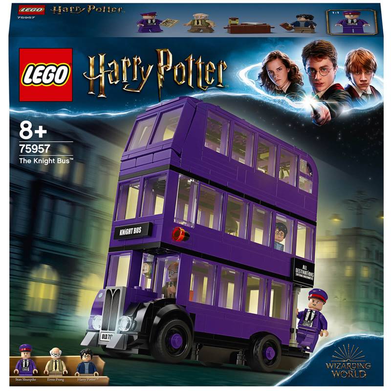 LEGO 75957 Harry Potter Der Fahrende Ritter Spielzeug, Dreifachdeckerbus, Sammlerset mit Minifiguren von Lego