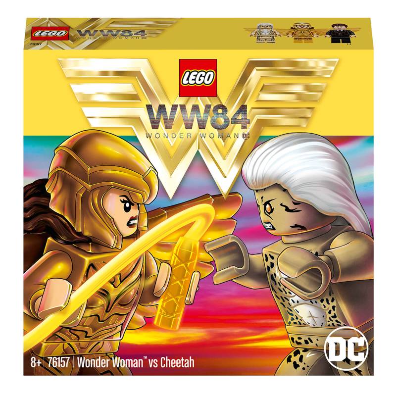 LEGO 76157 Super Heroes Wonder Woman vs Cheetah mit Max Minifigur, Bauset, Sammler-Spielzeuge für Kinder von Lego