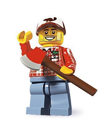 LEGO 8805 - Minifigur Holzfäller aus Sammelfiguren-Serie 5 von LEGO