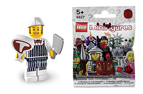 LEGO 8827 - Minifigur Schlachter / Metzger aus Sammelfiguren-Serie 6 von LEGO