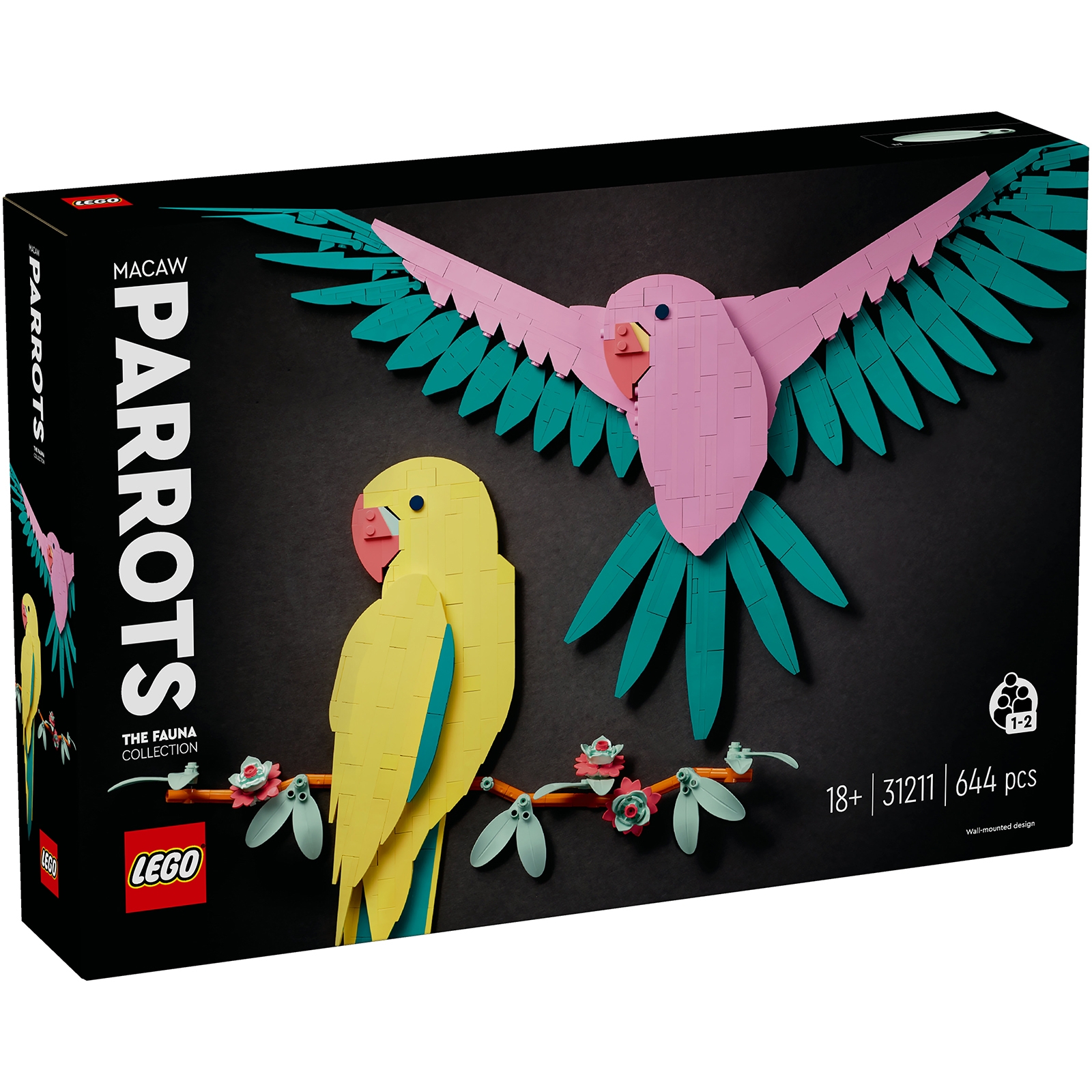 LEGO Art The Fauna Collection - Macaw Parrots Set 31211 von Lego