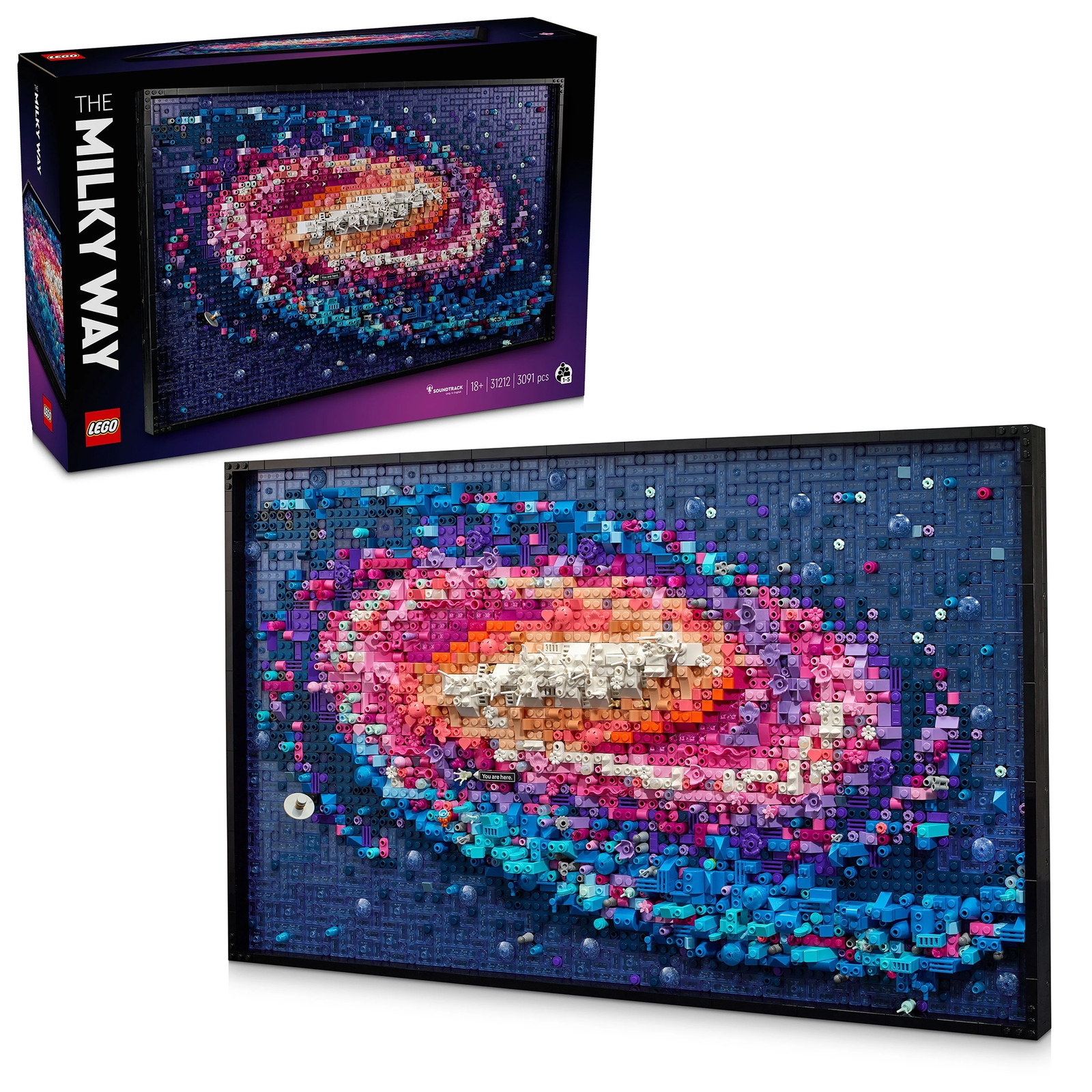 LEGO Art The Milky Way Galaxy Wall Art Set for Adults 31212 von Lego